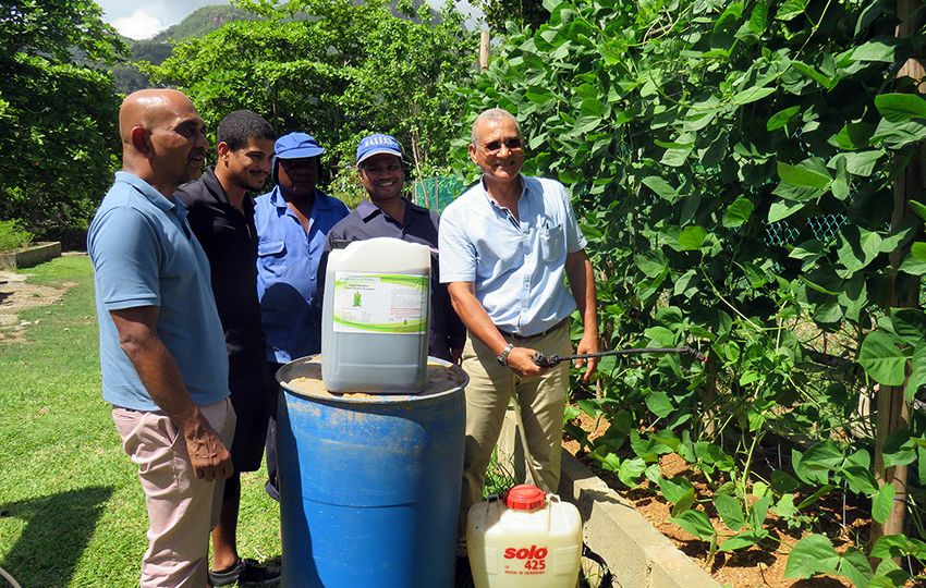 Handover at Nature Seychelles