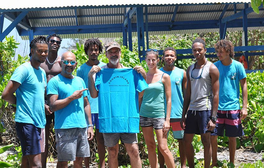Ian Stirling is the first to be inducted as a friend of Cousin Island Special Reserve