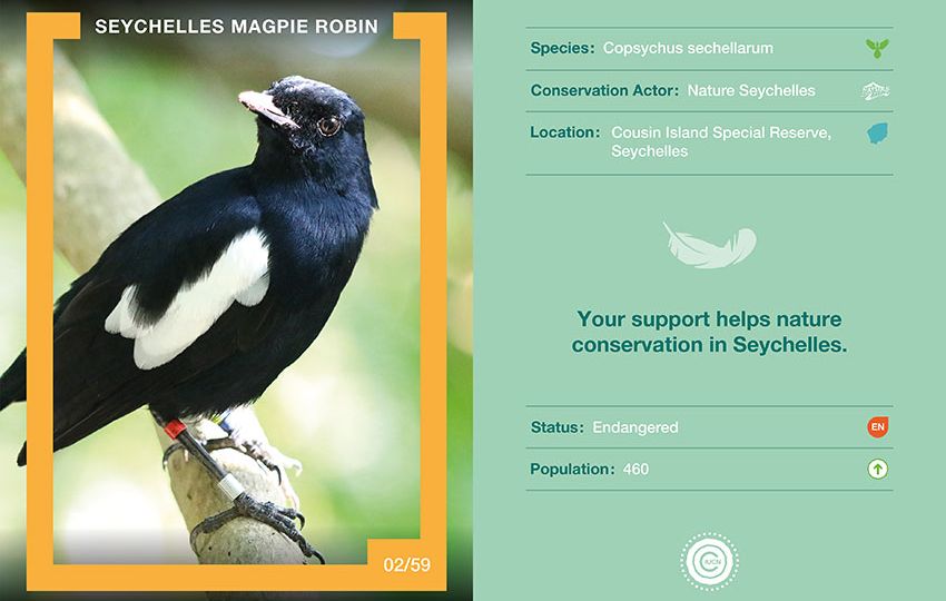 Nature Seychelles launched its nature collectible to raise funds for conservation