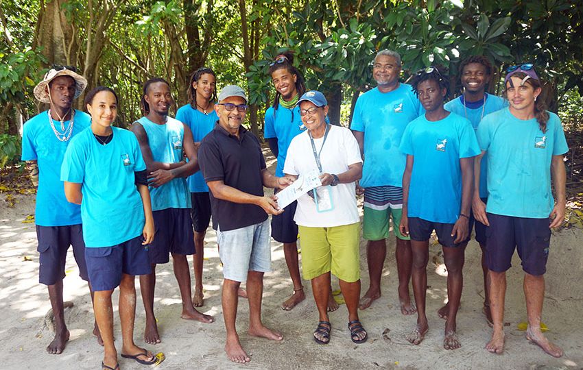 Gemma is the second recipient of the Friends Of Cousin Island award