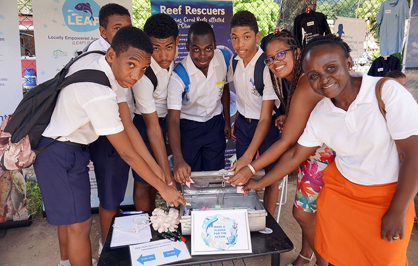 Making a pledge for the ocean at the Ocean Fair